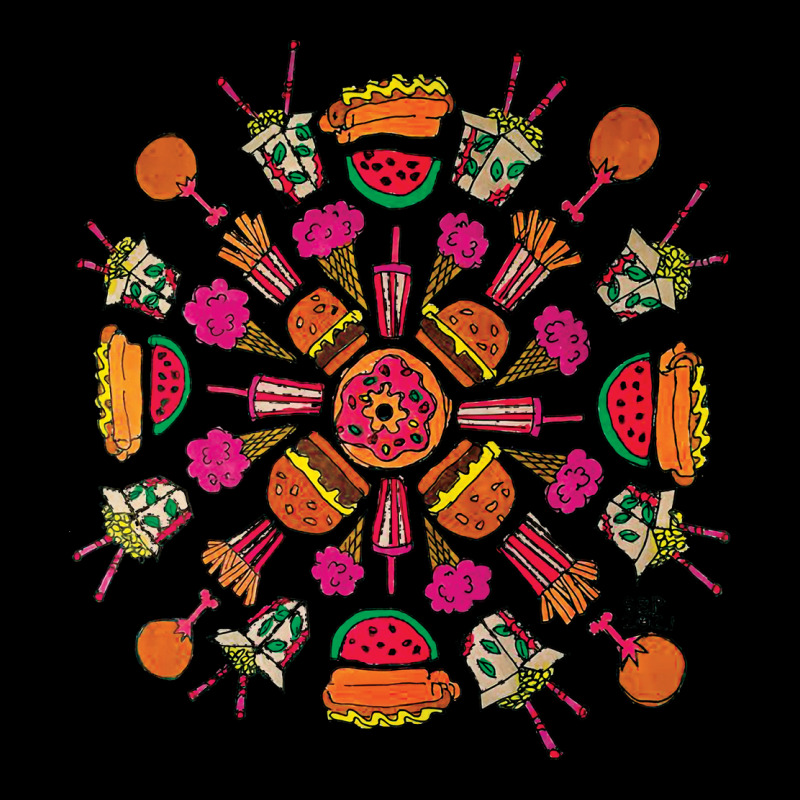 Food Mandala Humor Long Sleeve Shirts | Artistshot