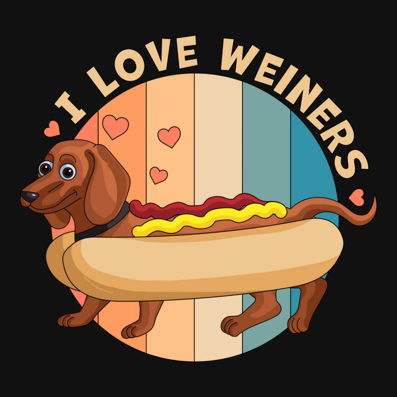 I Love Weiners Hot Dog Dachshund Nostalgia Skinny Tumbler | Artistshot