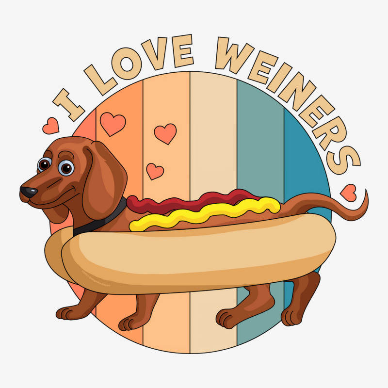 I Love Weiners Hot Dog Dachshund Nostalgia Travel Mug | Artistshot