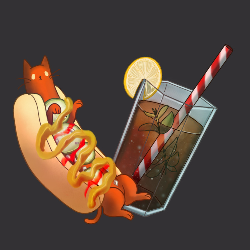 Menu 3 Hotdog And Lemonade Stars Vintage Hoodie | Artistshot