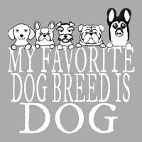 My Fav Dog Breed Is Dog Red T-shirt | Artistshot