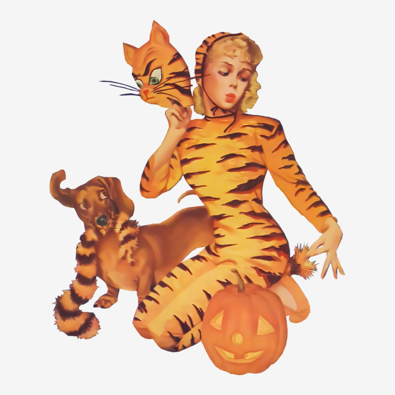 Pin Up Girl Tiger Costume Pumpkin Sausage Dog Dach Adjustable Cap | Artistshot