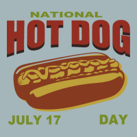 National Hot Dog Day 17 July Yellow Unisex Sherpa-lined Denim Jacket | Artistshot