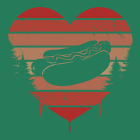 Cute Red Vintage Heart Hotdogs Valentine Day Love T-shirt | Artistshot