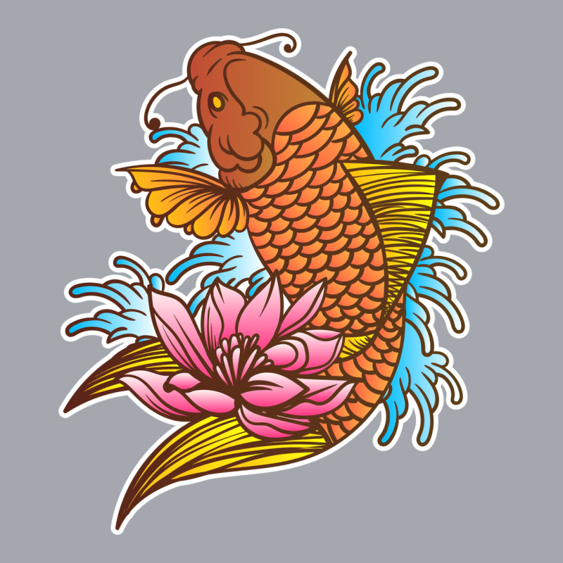 Koi Fish Cool Japanese Tattoo Jinli Japan Coi Carp Long Sleeve Shirts by sbusiozald | Artistshot