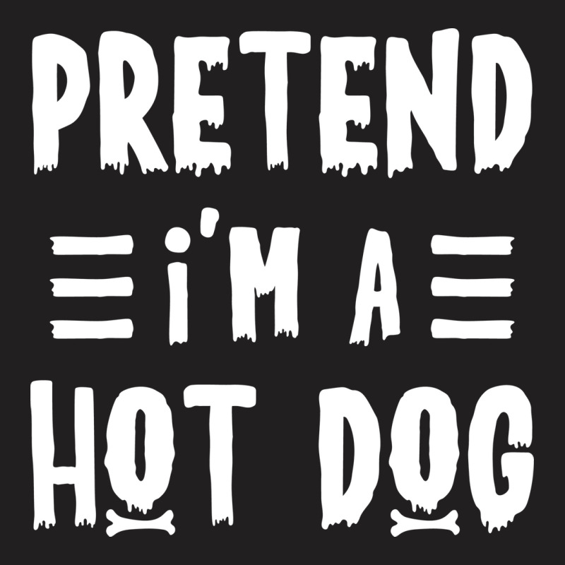 Pretend Im A Hot Dog Funny Halloween Costume Girl T-shirt | Artistshot