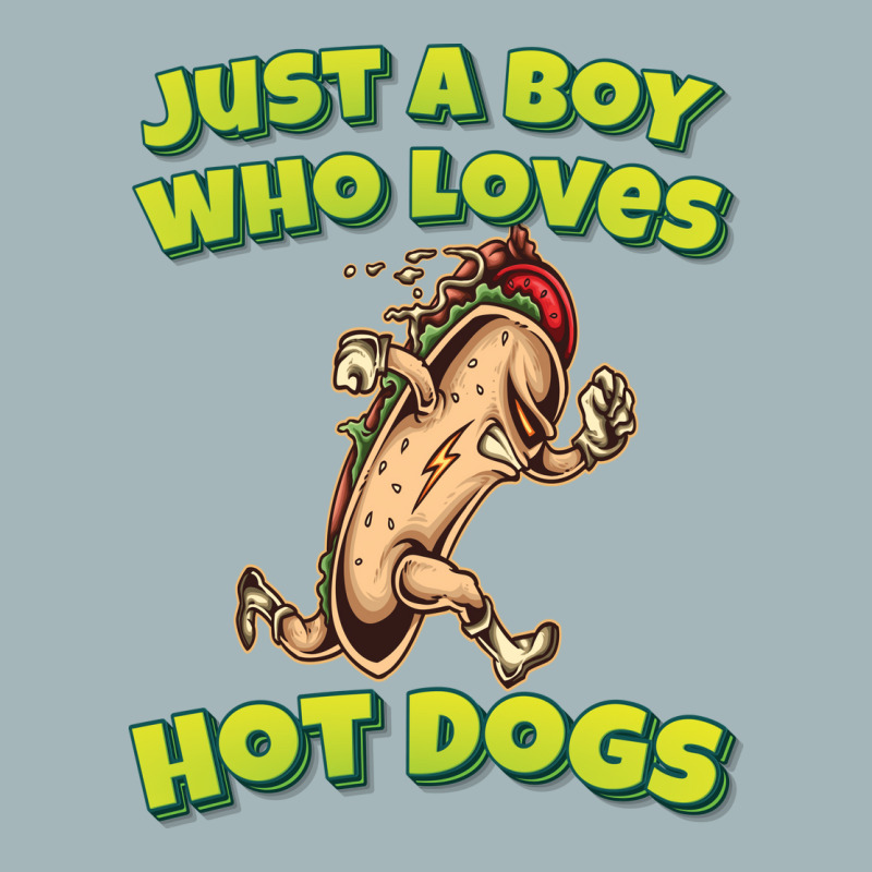 Just A Boy Who Loves Hot Dogs Music Unisex Sherpa-lined Denim Jacket | Artistshot