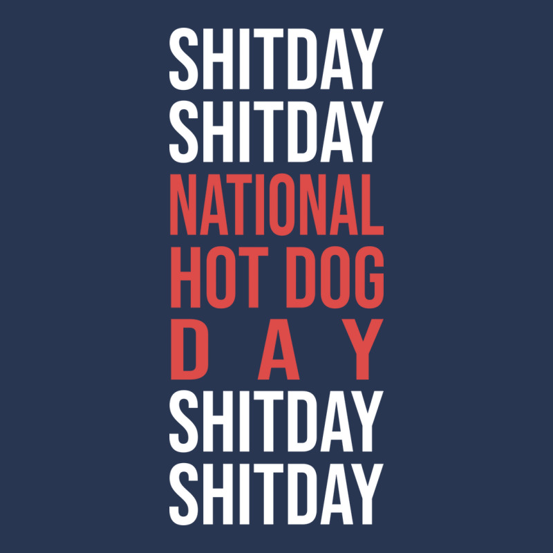 National Hot Dog Day Quote Men Denim Jacket | Artistshot