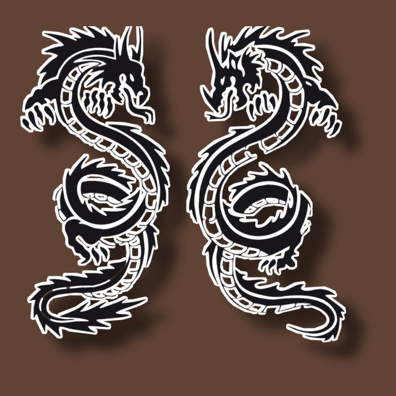 Beautiful Decorative Drawing For Two Dragons T-shirt | Artistshot