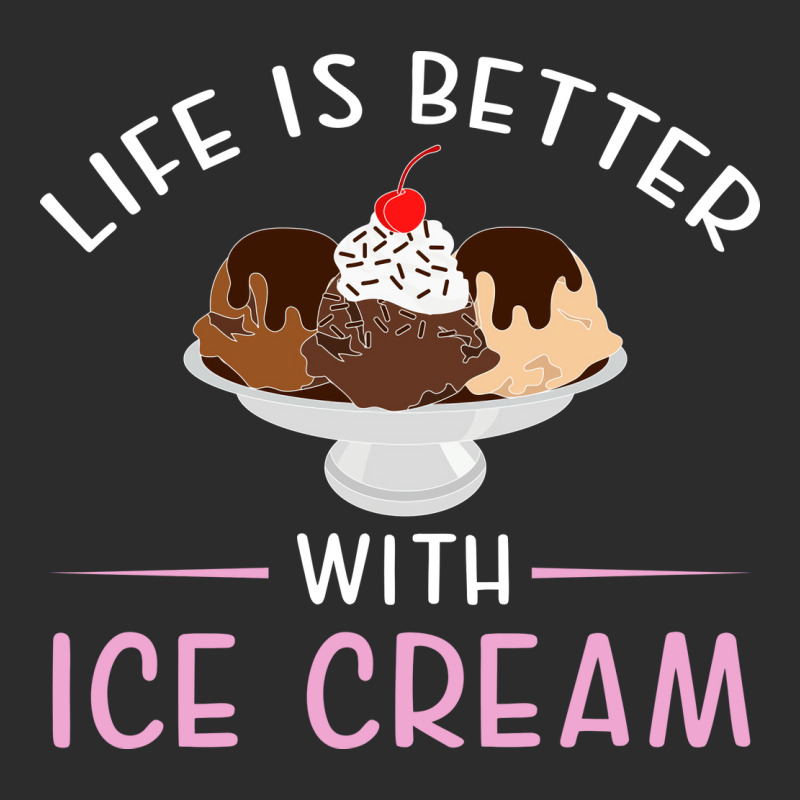 Life Is Better With Ice Cream  Humor Exclusive T-shirt by houkealgdals | Artistshot