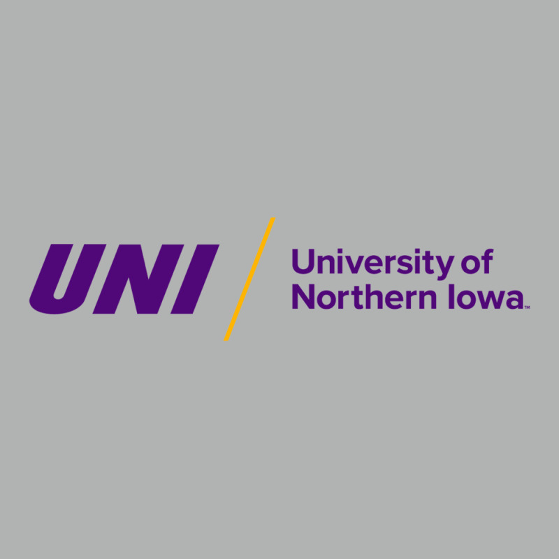 University Of Northern Iowa Wordmark Zipper Hoodie | Artistshot