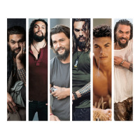 Beautiful Model Jason Momoa Collage   Leo Zodiacne Men's 3/4 Sleeve Pajama Set | Artistshot