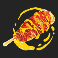 Korean Corn Dog Snack Of South Korea Fun Foodie St 3/4 Sleeve Shirt | Artistshot