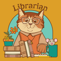 Busy Librarian Cat And Mouse Girl T-shirt | Artistshot