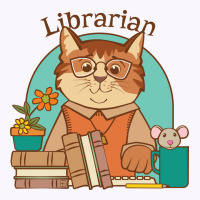 Busy Librarian Cat And Mouse Girl Tank Top | Artistshot