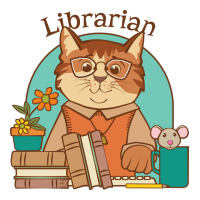 Busy Librarian Cat And Mouse Girl Men's T-shirt Pajama Set | Artistshot