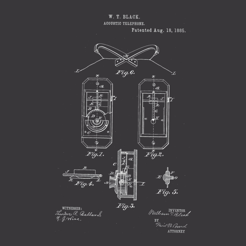 Acoustic Telephone Vintage Patent Hand Drawing Mus Ladies Curvy T-Shirt by lelownzepag | Artistshot