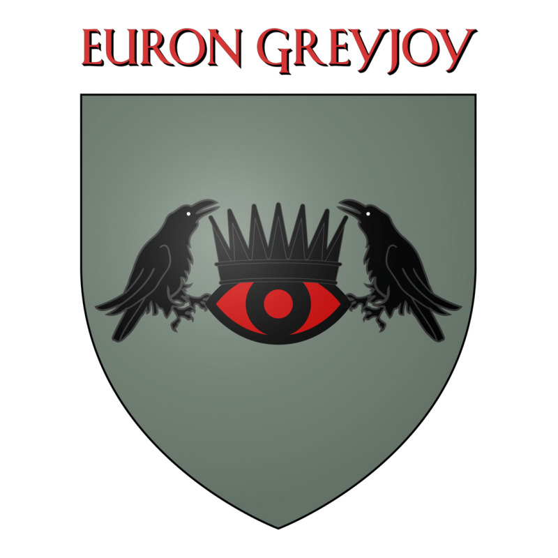 Euron Greyjoy Coat Of Arms Heraldry Sigil   A Song V-neck Tee | Artistshot