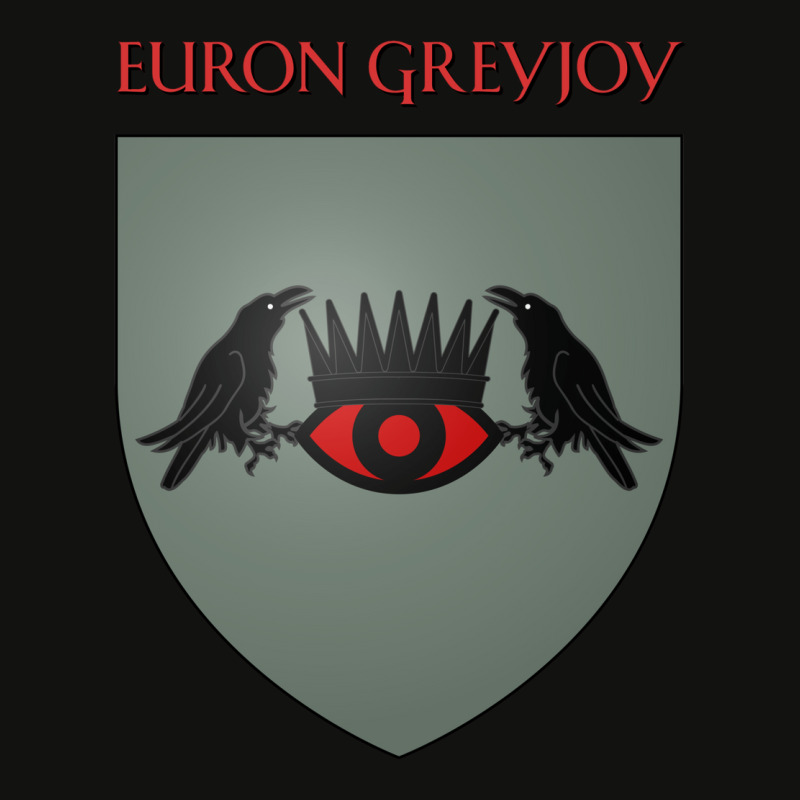 Euron Greyjoy Coat Of Arms Heraldry Sigil   A Song Scorecard Crop Tee by koskajacobo3 | Artistshot