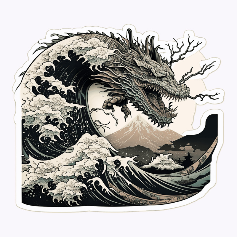 Dragon At Kanagawa Wave Tank Top | Artistshot