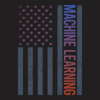 American Flag Machine Learning Nostalgia T-shirt | Artistshot