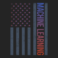 American Flag Machine Learning Nostalgia 3/4 Sleeve Shirt | Artistshot