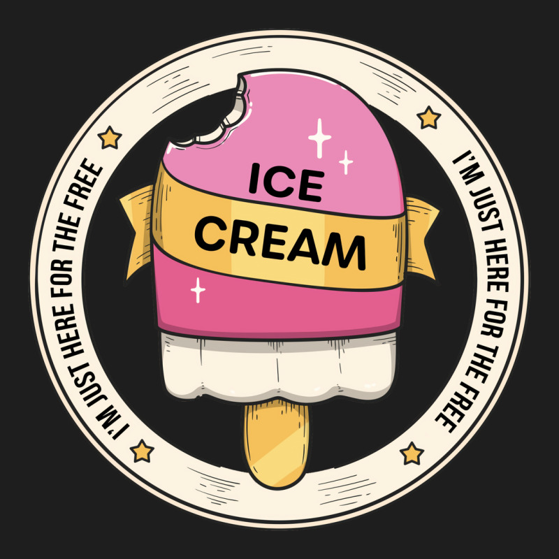 Im Just Here For The Free Ice Cream Funny Family C Classic T-shirt | Artistshot