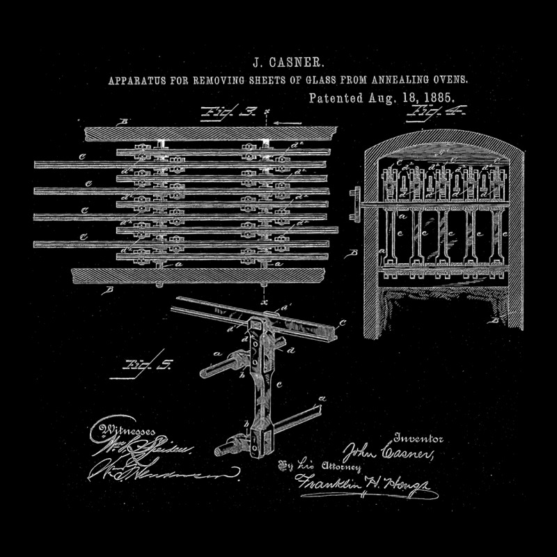 Apparatus For Removing Sheets Of Glass From Anneal V-Neck Tee by lelownzepag | Artistshot