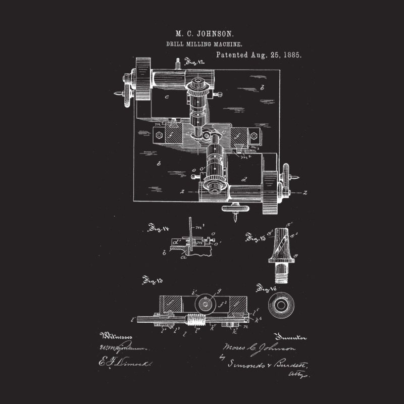 Drill Milling Machine Vintage Patent Hand Drawing Vintage Cap by bojmaalauanr | Artistshot