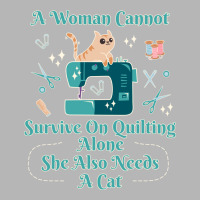 A Woman Cannot Survive On Quilting Alone Hipster Hoodie & Jogger Set | Artistshot