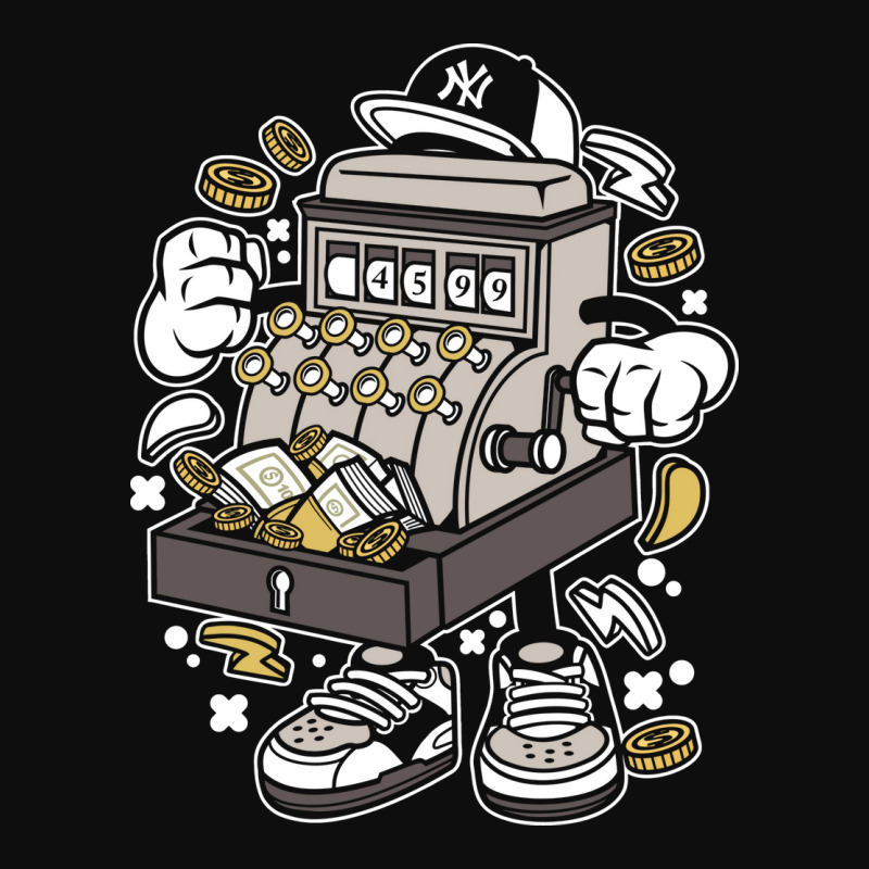 Cash Machine Funny Crop Top by defoyalzwic | Artistshot