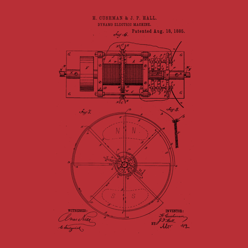 Dynamo Electric Machine Vintage Patent Hand Drawin T-shirt | Artistshot