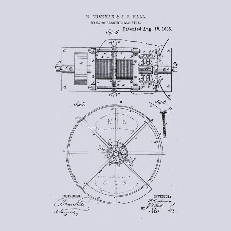 Dynamo Electric Machine Vintage Patent Hand Drawin Fleece Short | Artistshot