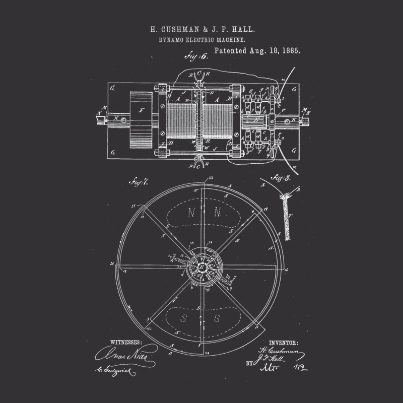 Dynamo Electric Machine Vintage Patent Hand Drawin Vintage Short | Artistshot