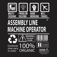 Assembly Line Machine Operator T  Multitasking Cer T-shirt | Artistshot