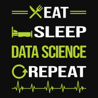 Funny Eat Sleep Repeat Data Science Vintage Crop Top | Artistshot