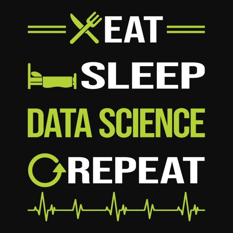 Funny Eat Sleep Repeat Data Science Vintage Crop Top by aunakorries | Artistshot