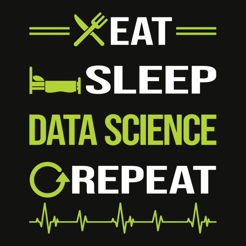 Funny Eat Sleep Repeat Data Science Vintage Scorecard Crop Tee by aunakorries | Artistshot