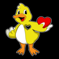 Duck With Heart Humor Pocket T-shirt | Artistshot