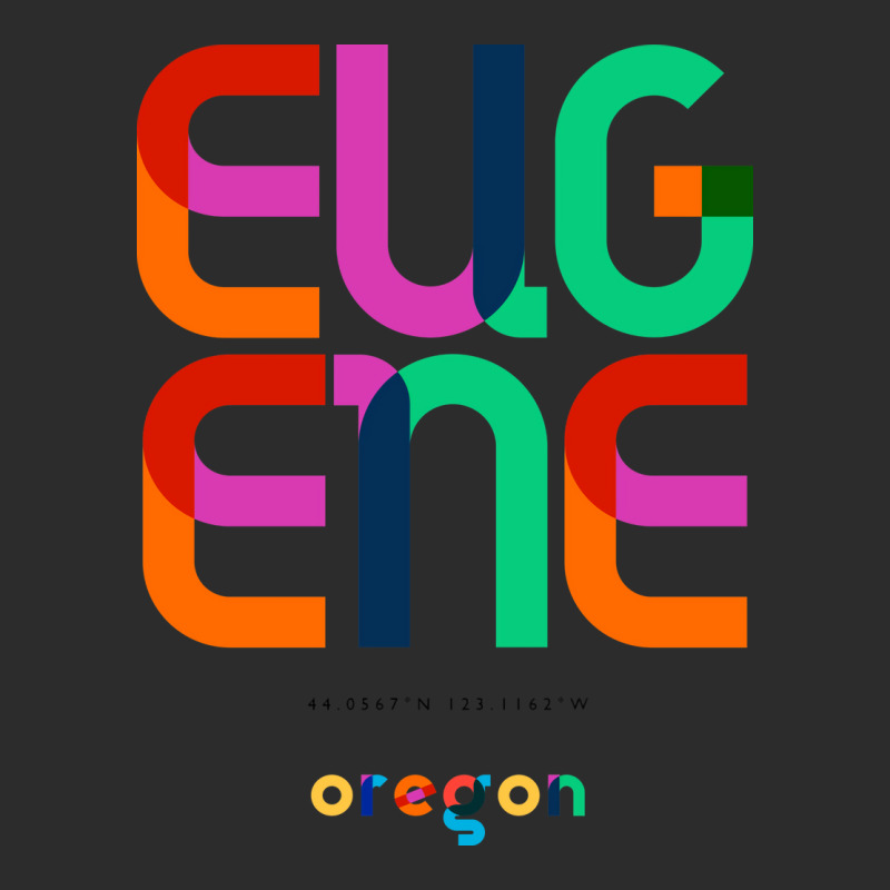 Eugene Oregon Mid Century Pop Art Red Exclusive T-shirt | Artistshot