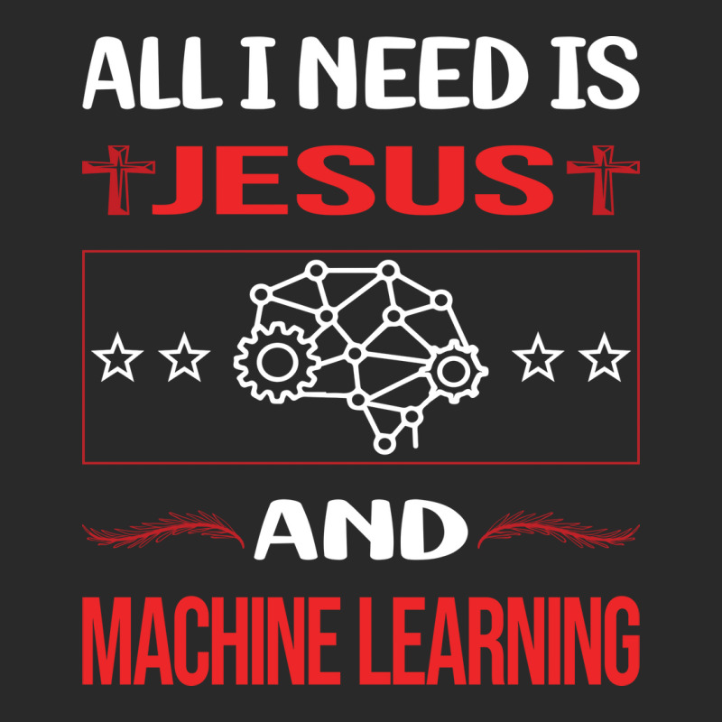 Funny Jesus Machine Learning Aesthetic Printed Hat | Artistshot