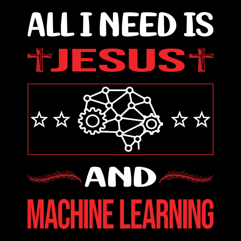 Funny Jesus Machine Learning Aesthetic Men's Long Sleeve Pajama Set | Artistshot