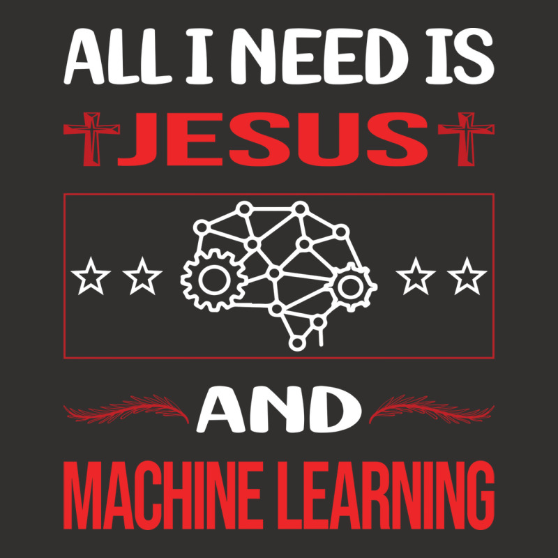 Funny Jesus Machine Learning Aesthetic Champion Hoodie | Artistshot