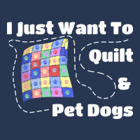 I Just Want To Quilt Pet Dogs Hipster Nostalgia Men Denim Jacket | Artistshot