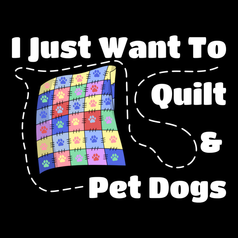 I Just Want To Quilt Pet Dogs Hipster Nostalgia Women's V-Neck T-Shirt by imeenmcvane5 | Artistshot