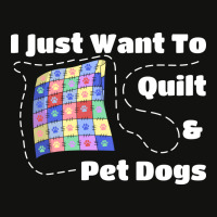 I Just Want To Quilt Pet Dogs Hipster Nostalgia Scorecard Crop Tee | Artistshot