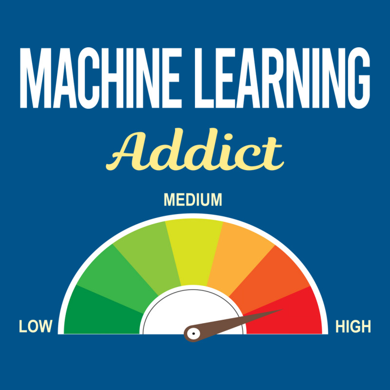 Funny Addict Machine Learning Blue Classic T-shirt | Artistshot