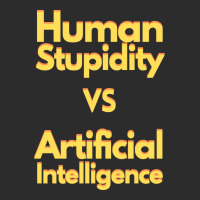 Human Stupidity Vs Artificial Intelligence Stars Exclusive T-shirt | Artistshot