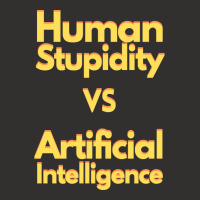 Human Stupidity Vs Artificial Intelligence Stars Champion Hoodie | Artistshot