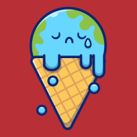 Cute Ice Cream Earth Melting Music T-shirt | Artistshot